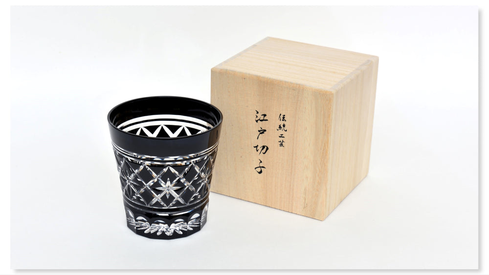 アメリカのお客様のために製作した、江戸切子のロックグラス～Takumi Japanのお客様～