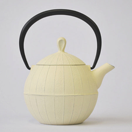 Tea supplies, Tea pot, Walnut, 0.5L, Premium Ivory - Nambu ironware, Metalwork
