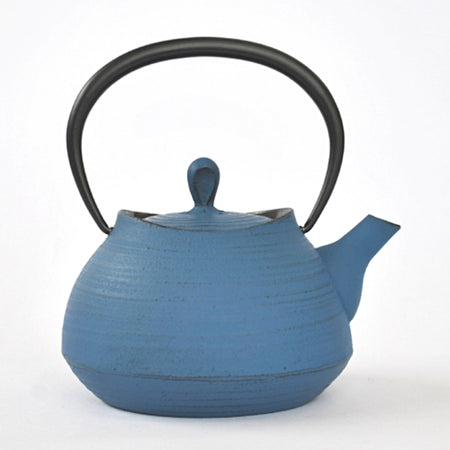 Tea supplies, Tea pot, Brush mark, 0.4L, Japan Blue - Nambu ironware, Metalwork