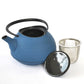 Tea supplies, Tea pot, Brush mark, 0.4L, Japan Blue - Nambu ironware, Metalwork