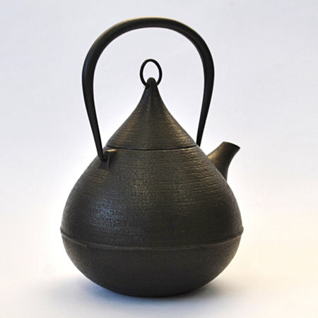 Tea supplies, Iron kettle, Droplet, 1L - Nambu ironware, Metalwork, Designed by Yoshitaka Nakamura