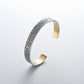 Jewelry, Heart Sutra bracelet, Kanji, Pure gold-plated, Pure silver, Large - Kenichiro Izumi, Tokyo silverware, Metalwork