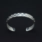Jewelry, Checkered Heart Sutra bracelet, Medium - Kenichiro Izumi, Tokyo silverware, Metalwork