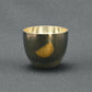 Drinking vessel, Gold moon Large sake cup - Kenichiro Izumi Award-winning work, Tokyo silverware, Metalwork