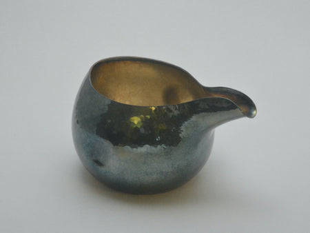 Drinking vessel, Lipped bowl, Green - Kenichiro Izumi, Tokyo silverware, Metalwork