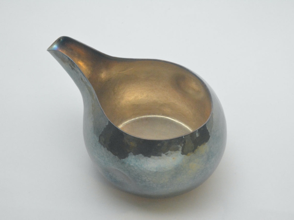Drinking vessel, Lipped bowl, Green - Kenichiro Izumi, Tokyo silverware, Metalwork