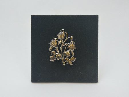 Jewelry, Flower brooch - Kenichiro Izumi, Tokyo silverware, Metalwork