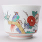 Drinking vessel, Large sake cup, Chrysanthemum and bird, Large - Kakiemon-kiln, Arita ware, Ceramics