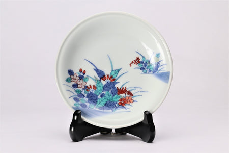 Ornament, Decorative plate, Autumn grass - Imaemon-kiln, Arita ware, Ceramics
