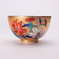 Tea ceremony utensils, Matcha tea bowl with wooden box, Gold painting, Tiger lily - Kinryu-kiln Eguchi Tendo, Arita ware, Ceramics