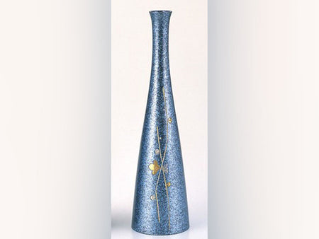 Flower vessel, Single flower vase, Plum blossom Triangular - Yariume, Takaoka copperware, Metalwork