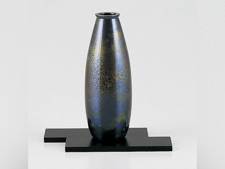 Flower vessel, Vase with tray, Moe - Takaoka copperware, Metalwork