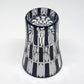 Drinkware, Tumbler, Vertical checkered pattern, Black - Hidetaka Shimizu, Edo kiriko cut glass