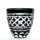 Drinking vessel, Large sake cup, Tamayarai, Black - Hidetaka Shimizu, Edo kiriko cut glass