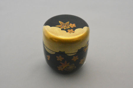 Tea ceremony utensils, Thin matcha container, Rikyu type, Unkin - Sanao Matsuda, Echizen lacquerware