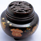 Ornament, Incense burner, Tropical wood, Various lucky charm, Maki-e - Sanao Matsuda, Echizen lacquerware