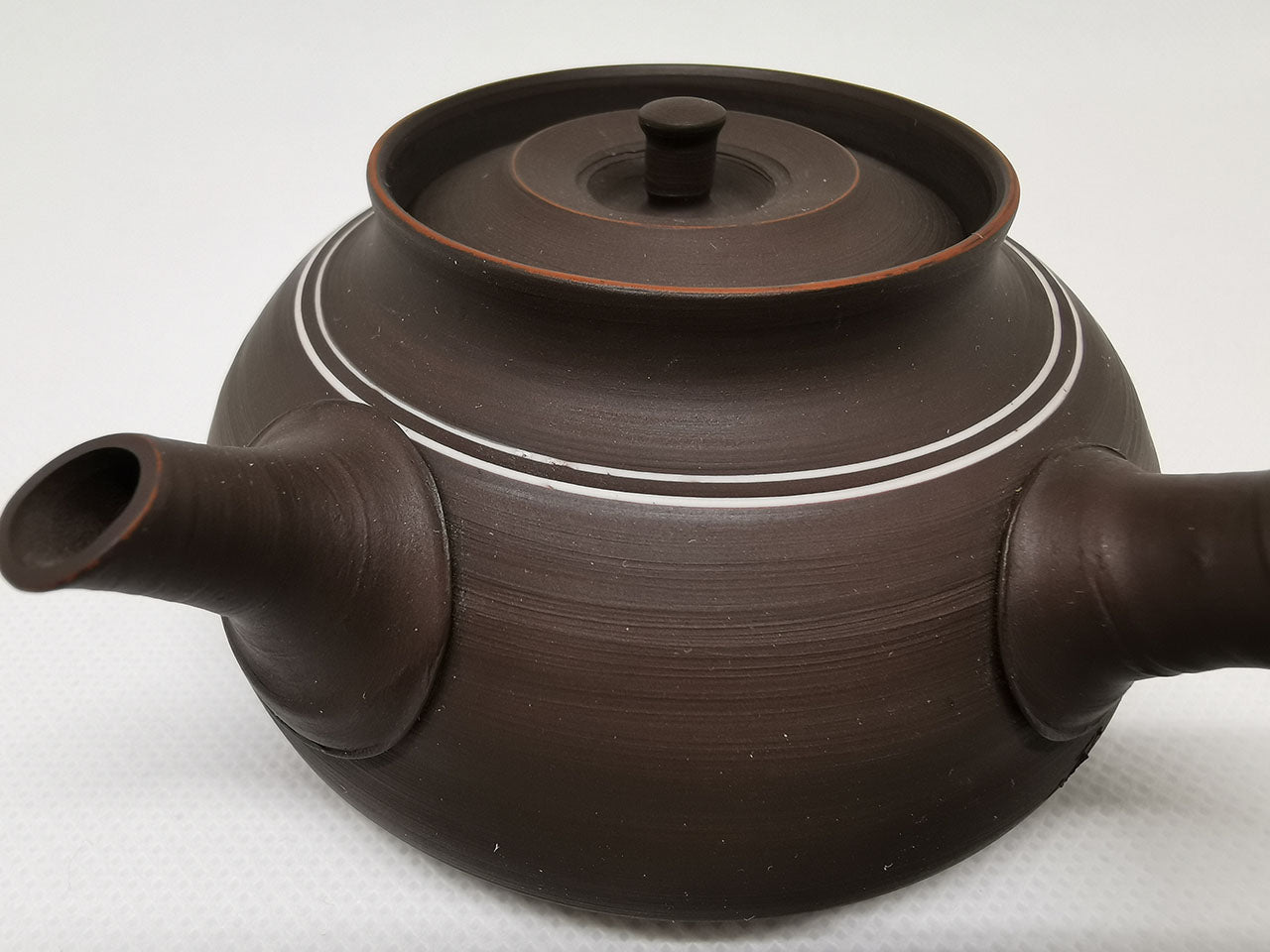 茶具 黑象嵌茶壶 村越风月 常滑烧 陶瓷器