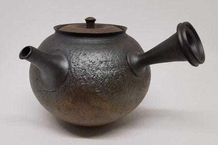 Tea supplies, Kyusu teapot, High-fired unglazed, Namban Round type - Yokei Mizuno, Tokoname ware, Ceramics