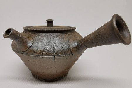 Tea supplies, Kyusu teapot, High-fired unglazed, Namban Abacus type - Yokei Mizuno, Tokoname ware, Ceramics