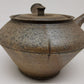 茶具 無釉南蠻茶壺 算盤形 水野陽景 常滑燒 陶瓷器