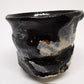 Drinkware, Large sake cup, Black Oribe - Makoto Yamaguchi, Seto ware, Ceramics