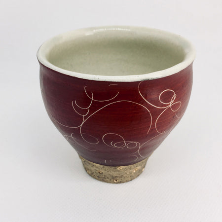 Tea supplies, Akae Gold painting Tea cup - Tomohiro Matsumoto, Shigaraki ware, Ceramics