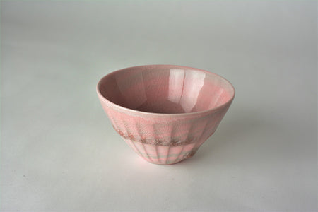 Drinkware, Sake cup, Pink greige A - Tomoyuki Hoshino, Kneading, Ceramics