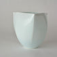 Drinkware, Lipped bowl, Bluish-white porcelain, Chamfering - Kotaro Ikura, Ceramics