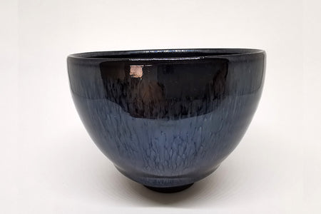 Drinkware, Sake cup, Kiln change, Tenmoku, Deep type - Takeshi Imaizumi, Ceramics
