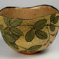 Tea ceremony utensils, Matcha tea bowl, Cloth pattern, Bush clover - Motohiko Ito, Kasama ware, Ceramics