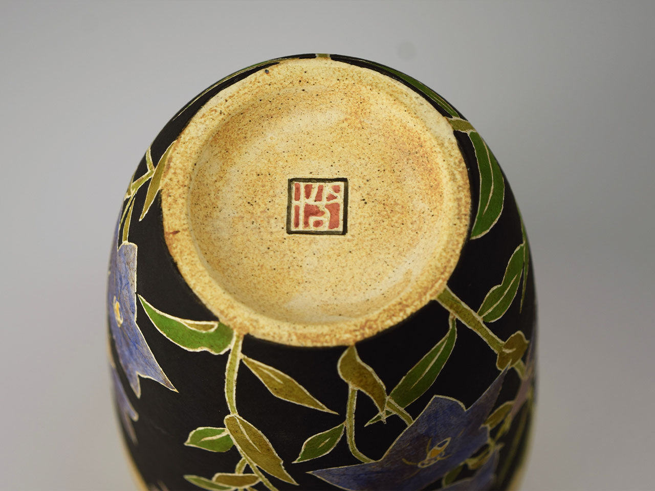 Flower vessel, Jar, Bellflower - Hiroyuki Onuki, Kasama ware, Ceramics