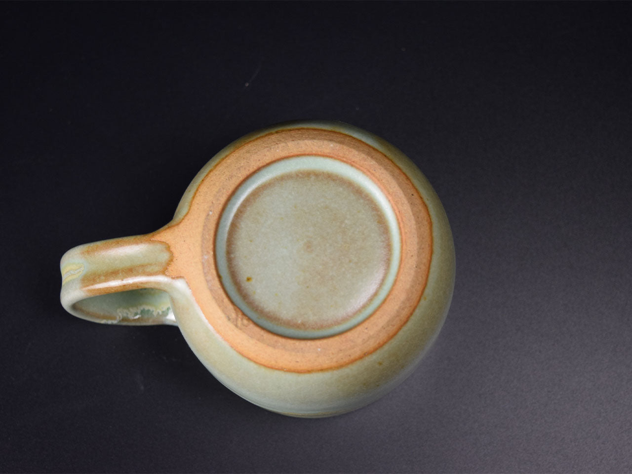 Drinkware, Mug, Bright green, Standing upright - Yusuke Isobe, Kasama ware, Ceramics