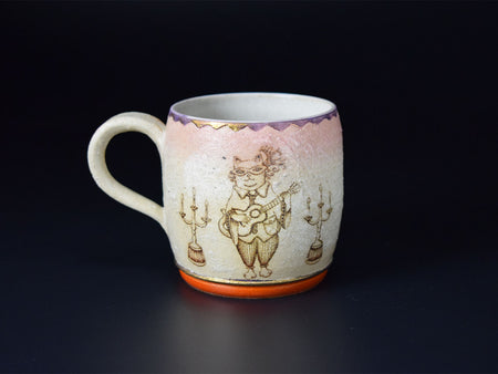杯子 煉金術師馬克杯A 須藤忠隆 笠間燒 陶瓷器