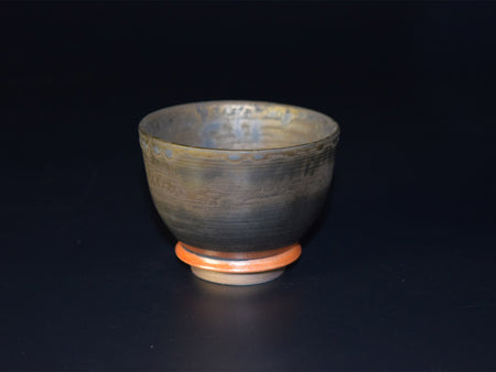 Drinkware, Large sake cup, Golden cloud - Tadataka Sudo, Kasama ware, Ceramics