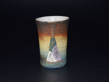 Drinkware, Cup, Coloring with Mud, Brown - Shigeo Sudo, Kasama ware, Ceramics