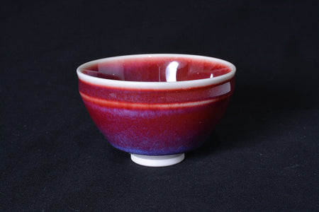 Drinking vessel, Large sake cup, Colored cloud, Tenmoku shape, tea cup - Shinemon-kiln, Arita ware, Ceramics