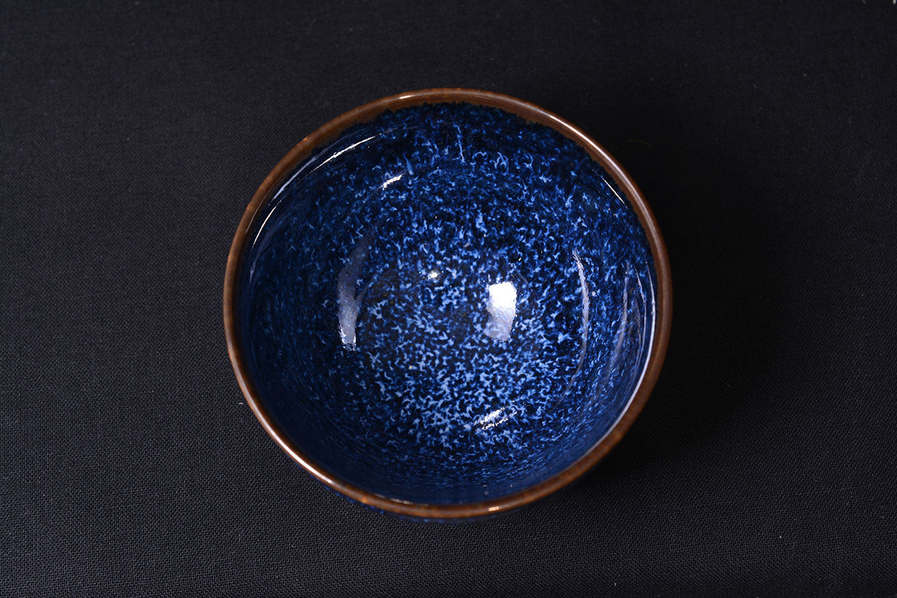 Drinking vessel, Large sake cup, Galaxy, Tenmoku shape, tea cup - Shinemon-kiln, Arita ware, Ceramics