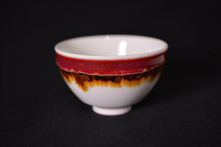 Drinking vessel, Large sake cup, Silk Road, Tenmoku shape, tea cup - Shinemon-kiln, Arita ware, Ceramics