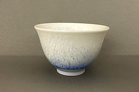 Drinking vessel, Mini sake cup, Indigo dye Water drop, tea cup - Shinemon-kiln, Arita ware, Ceramics