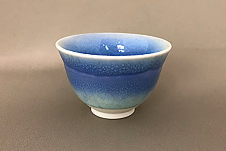 Drinking vessel, Mini sake cup, Moon white, tea cup - Shinemon-kiln, Arita ware, Ceramics