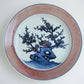 Ornament, Painted Plate, Yurikou cinnabar, Cherry blossom - Shinemon-kiln, Arita ware, Ceramics