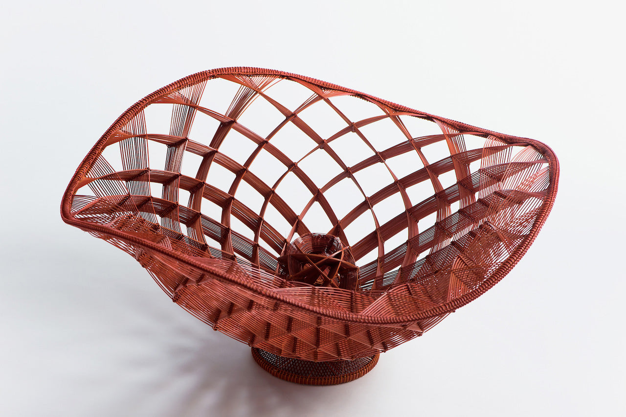 Flower vessel, Flower basket, Bloom - Ryuun Yamaguchi, Beppu bamboo crafts
