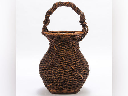 Flower vessel, Flower basket, Armor - Shouhaku Yufu, Beppu bamboo crafts