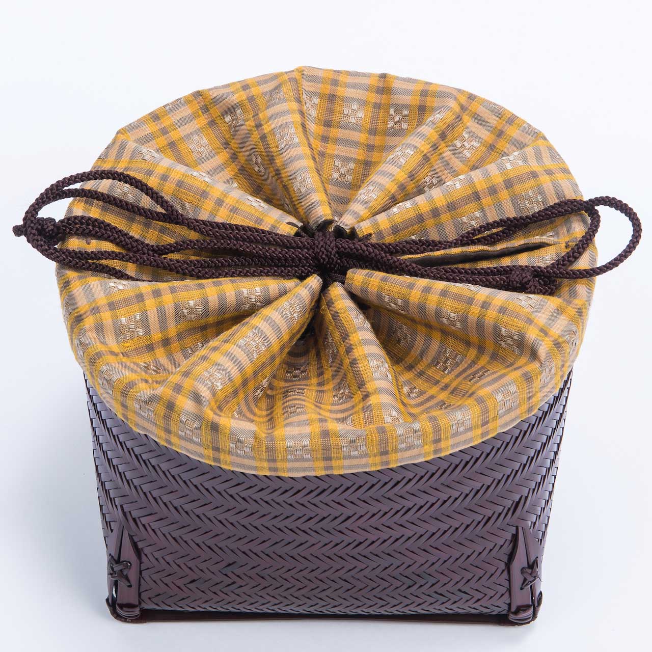 Tea ceremony utensils, Nodate basket, Yonaguni weave - Tomoe Osuna, Beppu bamboo crafts