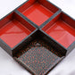 Box, Three-tiered food box, Small, Bento - Katsuyoshi Shirakawa, Tsugaru lacquerware
