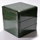 Box, Three-tiered food box, Pine leaves, Medium, Bento - Akihiko Sakamoto, Tsugaru lacquerware