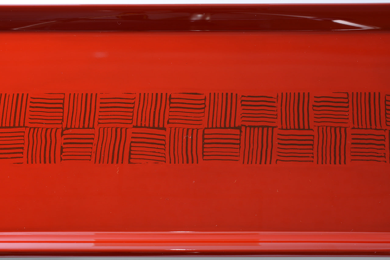 Table accessories, Tray, Long rectangular - Katsuyoshi Shirakawa, Tsugaru lacquerware