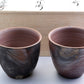 Drinkware, Pair of tumbler with wooden box - Gorobee-kiln, Bizen ware, Ceramics