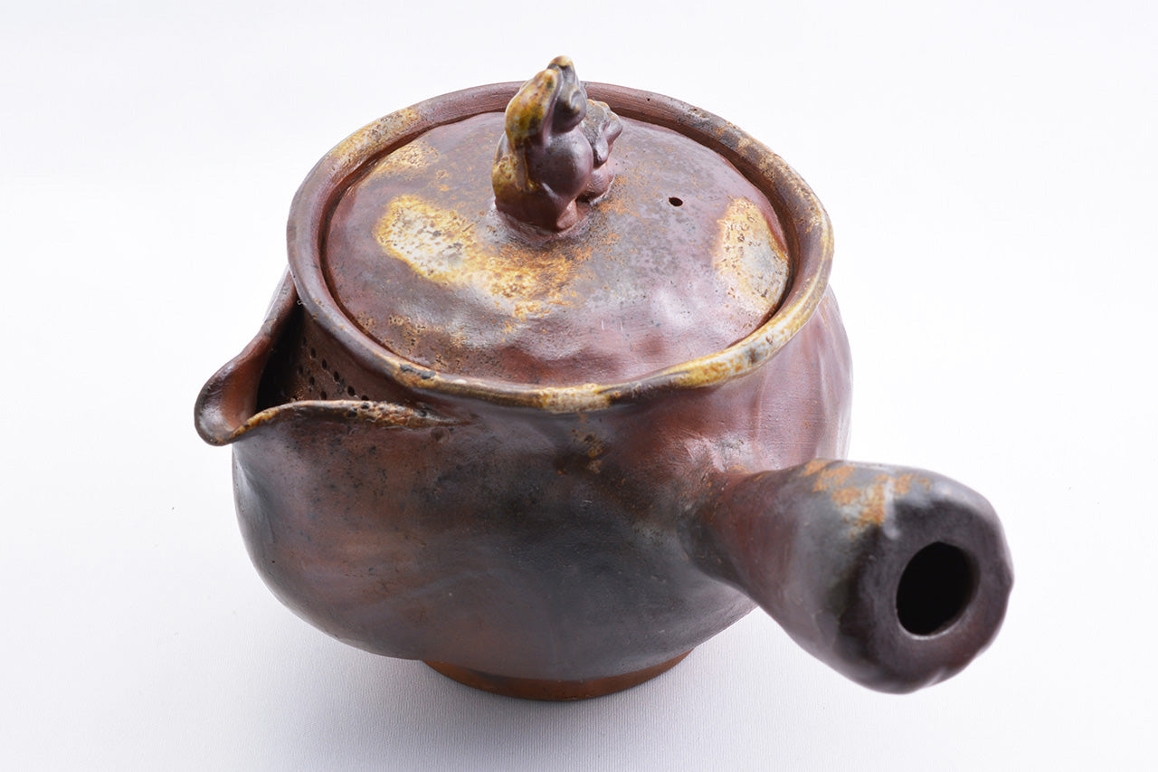 茶具 茶壶 狮子 五郎边卫窑 备前烧 陶瓷器