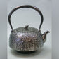 Tea supplies, Iron kettle, Iron sand Flat shape ,Nanbu cherry blossom, 1.4L - Kousei Oikawa, Nambu ironware, Metalwork